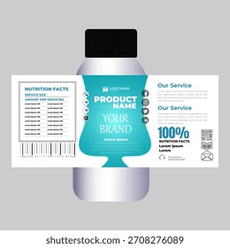 Entwurfsvorlage für Sirup-Produkte