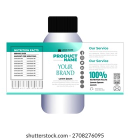 Entwurfsvorlage für Sirup-Produkte
