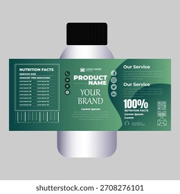 Entwurfsvorlage für Sirup-Produkte