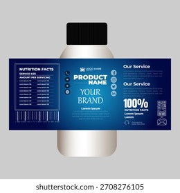 Entwurfsvorlage für Sirup-Produkte