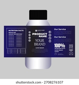 Entwurfsvorlage für Sirup-Produkte