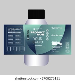 Entwurfsvorlage für Sirup-Produkte