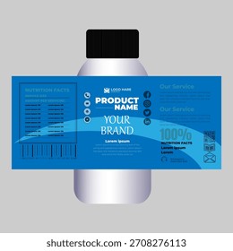 Entwurfsvorlage für Sirup-Produkte