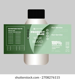 Entwurfsvorlage für Sirup-Produkte