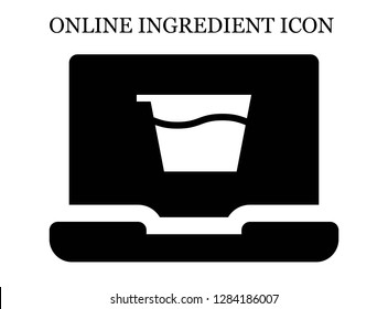 Syrup search icon. Editable Syrup search icon for web or mobile.