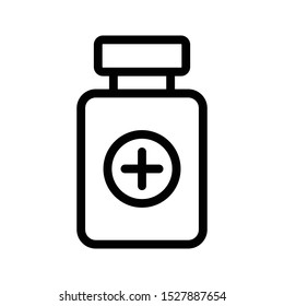 syrup thin line vector icon