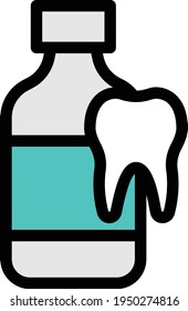 syrup vector colour line icon
