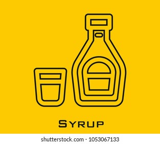 Syrup vector icon