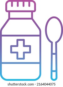 Syrup vector icon. Can be used for printing, mobile and web applications.