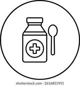 Syrup vector icon. Can be used for printing, mobile and web applications.