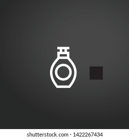 Syrup vector icon. Syrup concept stroke symbol design. Thin graphic elements vector illustration, outline pattern for your web site design, logo, UI. EPS 10.