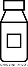 Syrup Vector Line Icon Design