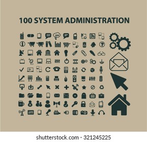 system administration icons