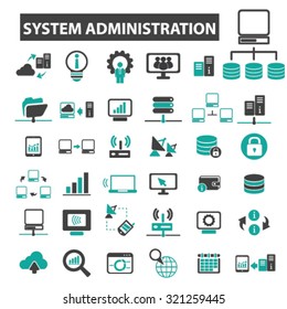 system administration icons