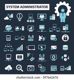 system administrator icons
