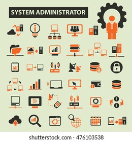 system administrator icons