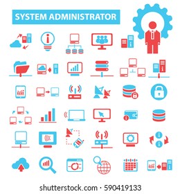 system administrator icons
