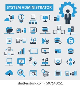 system administrator icons
