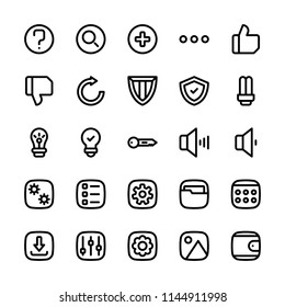 System App icons in for any purposes. Perfect for website mobile app presentation and any other projects. Suitable for any user interface and user experience.