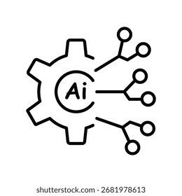 Systemautomatisierung doodle Symbol eps 10 Datei