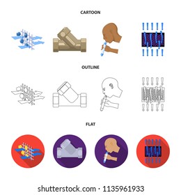 System, balloon, hand, trial .Water filtration system set collection icons in cartoon,outline,flat style vector symbol stock illustration web.