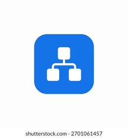 Vector de signo de icono de conexión del sistema