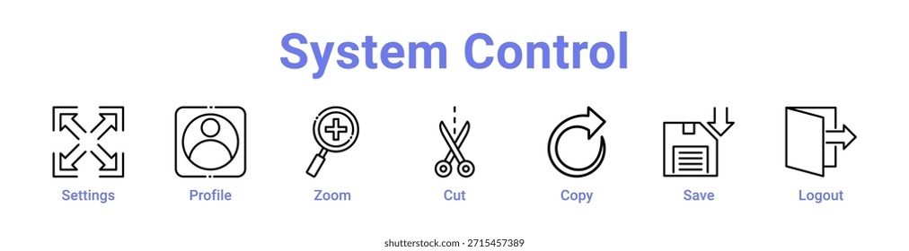 Icono de control del sistema Anuncio y colección