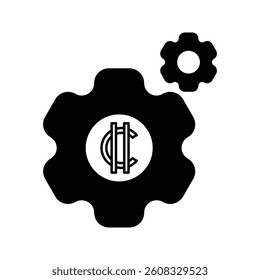 System crypto icon with modern, tech-driven design. Ideal for blockchain infrastructure, digital finance, and crypto networks. High-quality vector, fully scalable and easy to customize.