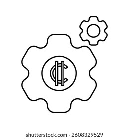 System crypto icon with modern, tech-driven design. Ideal for blockchain infrastructure, digital finance, and crypto networks. High-quality vector, fully scalable and easy to customize.