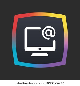 System Email - App Icon Button