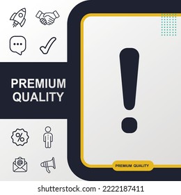 System error icon graphic element. Modern design.