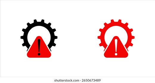 System error icon set, system not working sign. vector illustration, eps 10