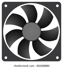 System fan icon vector illustration.