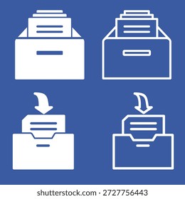 Archivos de sistema Iconos Archivo de Vector