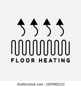 System Of Heating Icon.floor Heating System Icon