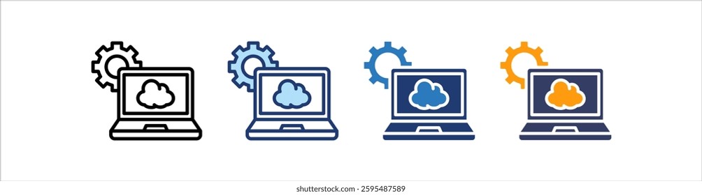 System Icon Set Multiple Style Collection