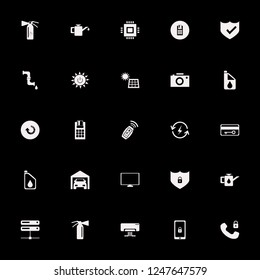 system icon. system vector icons set car oil, piping, shield lock security and server