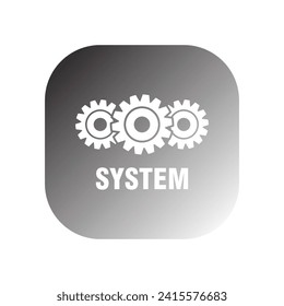 system icon vector template illustration logo design