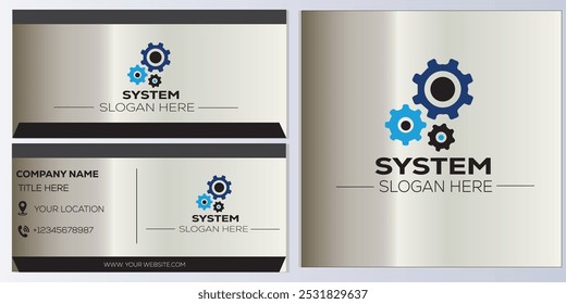 ÍCONE DO SISTEMA MODELO DE DESIGN DE CARTÃO DE VISITA.