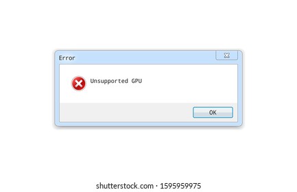 System information message. Operating system error warning. Vector Illustration.