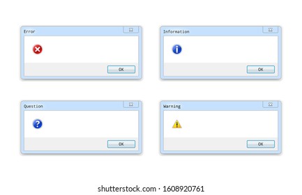 System information message. Vector Illustration. - Powered by Shutterstock - Get 15% off with code: PIKWIZARD15
