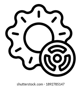 System innovation icon. Outline system innovation vector icon for web design isolated on white background