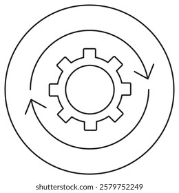 System Integration Icon, Seamless Solutions The Power of System Integration, Bridging Technology How System Integration Drives Efficiency, vector