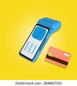 System like debit card machine and debit card presence in a vector model