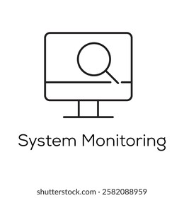System Monitoring Icon – Analyzing and Auditing User Access