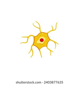 system neurons cartoon. nerve synapse, structure human, anatomy diagram system neurons sign. isolated symbol vector illustration