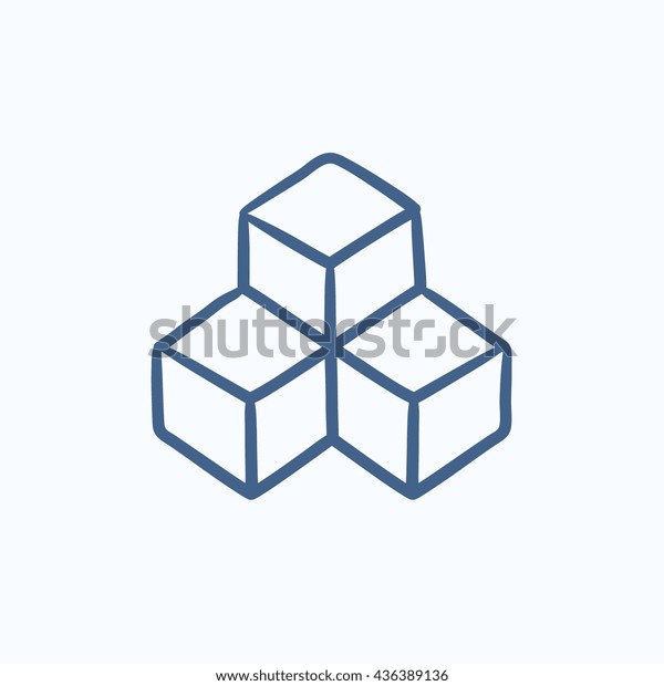 System Part Vector Sketch Icon Isolated Stock Vector (Royalty Free
