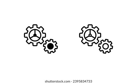 System Prefrences icon design with white background stock illustration