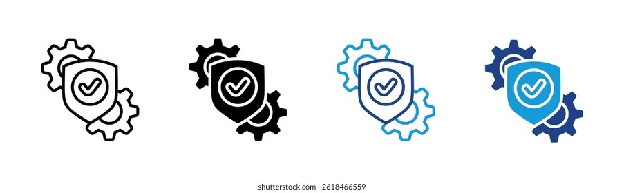System Robustness Icon Element For Design