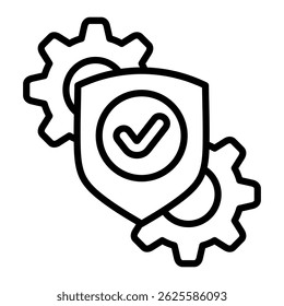 Systeem robuustheid icoon element voor ontwerp